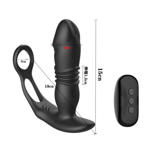 Remote-Control Retractable Vibrator - gallery image 2