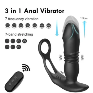 Remote-Control Retractable Vibrator