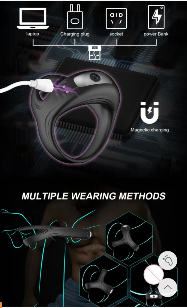 Electric Triangular Penis Sleeve - gallery image 2