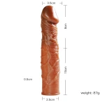 Brown Delay Penis Sleeve
