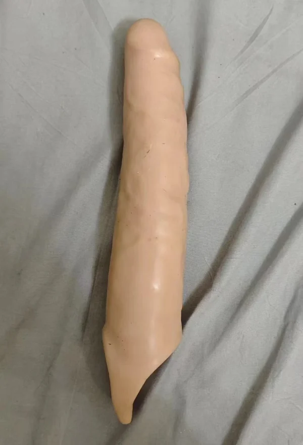 Extra-Long Penis Sleeve - Skin Tone or Black - gallery image 3