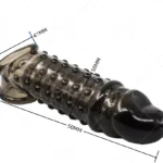 Black Spiked Penis Sleeve - gallery image 1