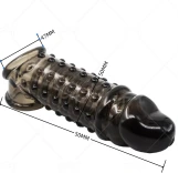 Black Spiked Penis Sleeve
