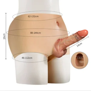 Hollow Strap-On Dildo Shorts