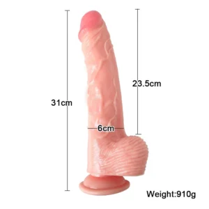 Extra-Large Manual Realistic Dildo (Bagged) - gallery image 1