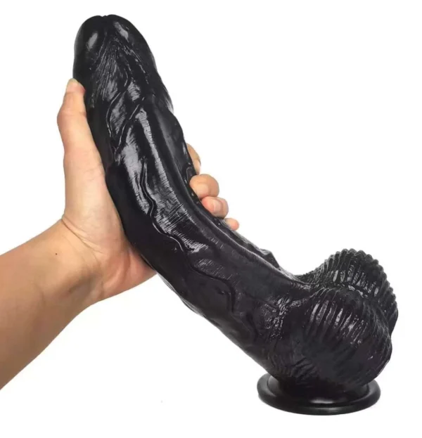 Extra-Large Manual Realistic Dildo (Bagged) - gallery image 2