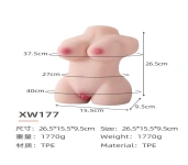 Small Realistic Torso Masturbator