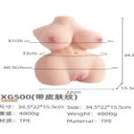 Large Realistic Torso Masturbator