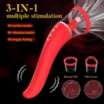 Red Suction Vibrator